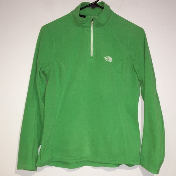 The North Face Green half zip fleece Sz small - Picture 1 of 6